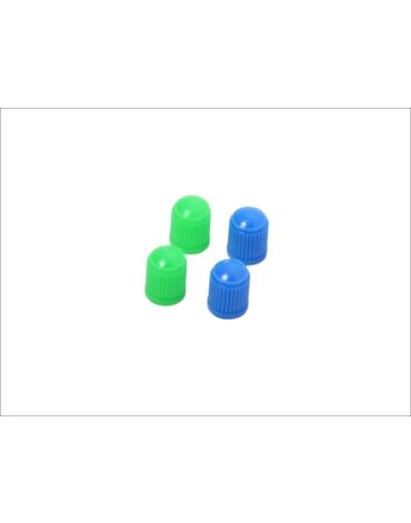 Колпачки ниппеля DRC 4pcs Blue Green, D58 03 211