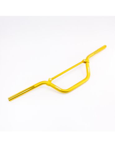 Руль 22.2 мм толстостенный алюминий Pro Taper type Gold color (H 145mm)