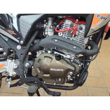 Мотоцикл REGULMOTO TE 4 valve oil черный оранжевый - миниатюра 5