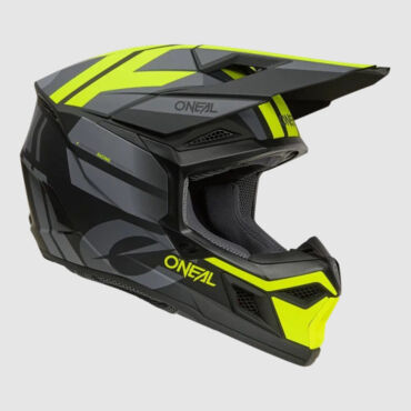 Oneal Кроссовый шлем 3Series Ride V.25 черный желтый - миниатюра 3