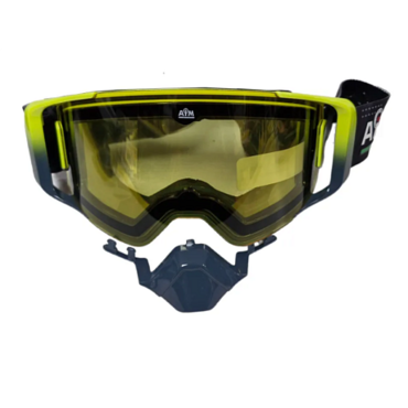 Очки снегоходные AIM с магнитной линзой и подогревом (PRO) 31 108 Accu Heated Yellow Grey Glossy - миниатюра 1