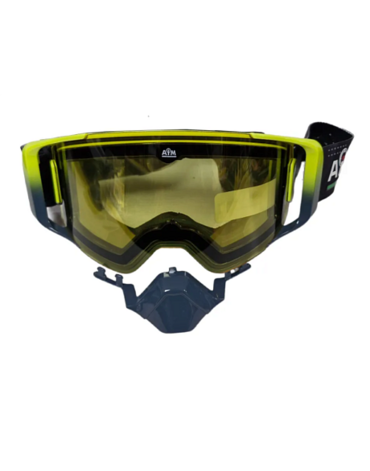 Очки снегоходные AIM с магнитной линзой и подогревом (PRO) 31 108 Accu Heated Yellow Grey Glossy