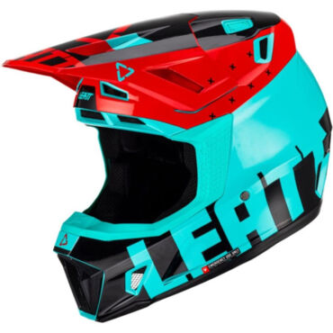 Leatt Шлем кроссовый Kit Moto 7.5 V23 Fuel - миниатюра 3