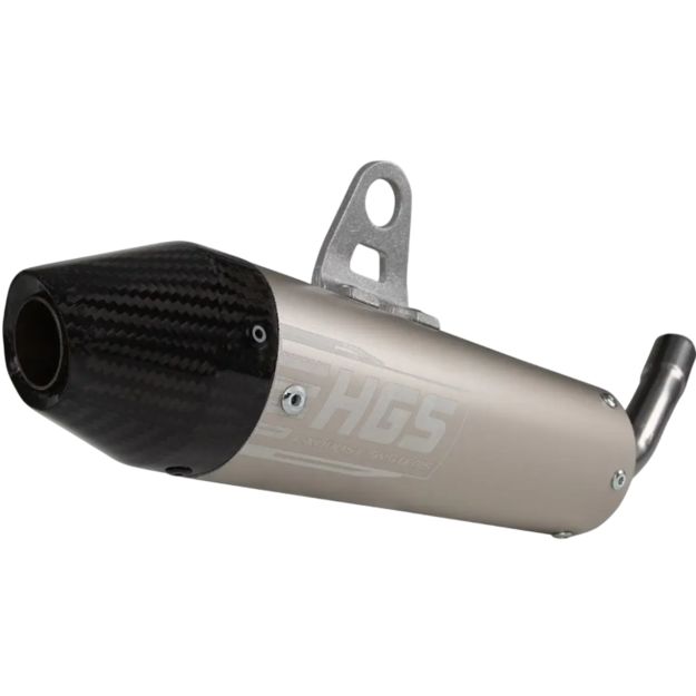 Глушитель Hgs KTM SX85 HVA TC85 GasGas MC85 "2025 26 Grey Carbon