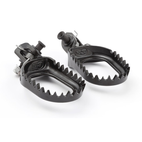 Подножки стальные черные S3 Punk KTM EXC EXC F 24- / Husqvarna TE FE 24- / GasGas EC EC F 24- - фото 3