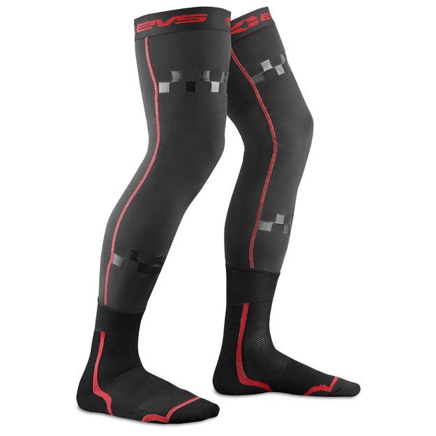 Чулки носки EVS Red Black L XL