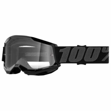 100% Очки подростковые Strata 2 Goggle Black Clear Lens - миниатюра 1