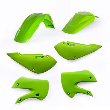 Комплект пластика Kawasaki KX65 (2001 2025), Suzuki RM65 (2003 2018), Зеленый - миниатюра 1