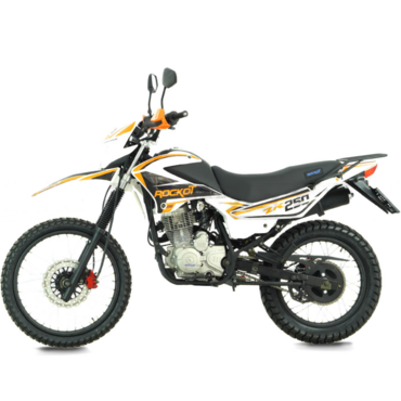 Мотоцикл эндуро ROCKOT ZR250 (белый оранжевый) - миниатюра 1