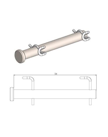 Штифт переднего супорта KTM SX85 (2021 2025), Husqvarna TC85 (2021 2025), GasGas MC85 (2021 2025)
