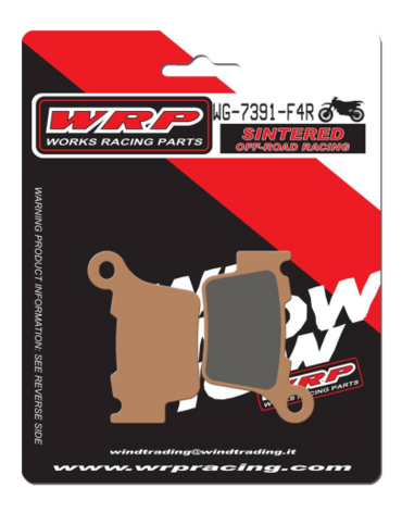 WRP WG 7391 F4R RACING колодки зад SX SXF EXC EXCF 09 24 // LMP271 OR / FDB2018 / FA181 / FA245 ( аналог 54813090300 )
