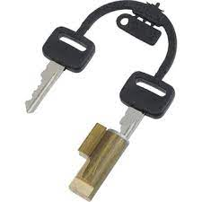 KTM Steering lock Личинка с ключом замка блокировки рулевой колонки KTM EXC EXCF 04 23 ( 78003035100 / 78003035000 / 78103035000) - миниатюра 2