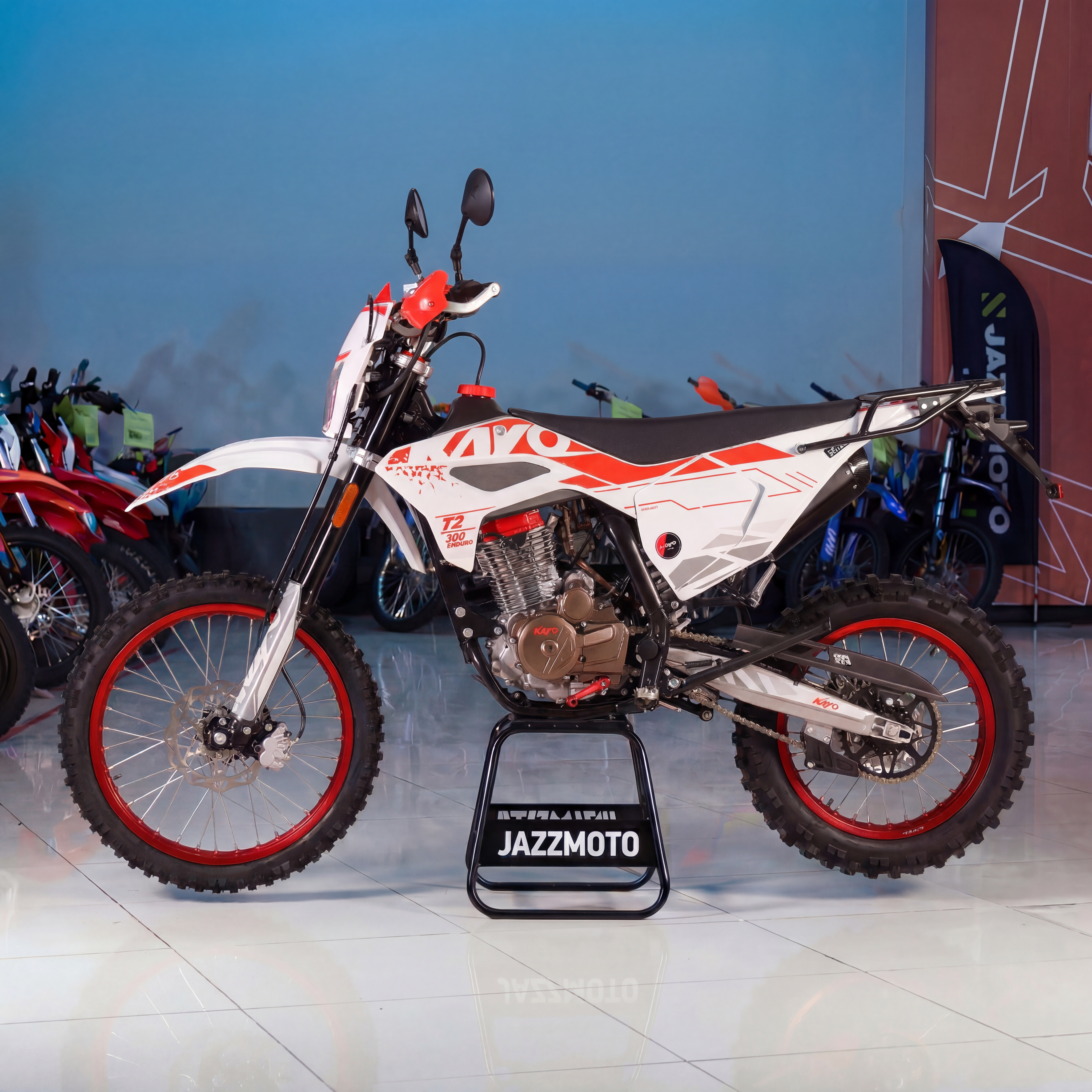 Мотоцикл кроссовый KAYO T2 300 ENDURO (4T YB300H 21 18 2026) ПТС - фото 1