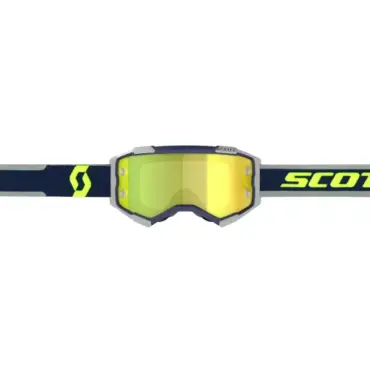 Scott Очки Fury blue grey yellow chrome works - миниатюра 2