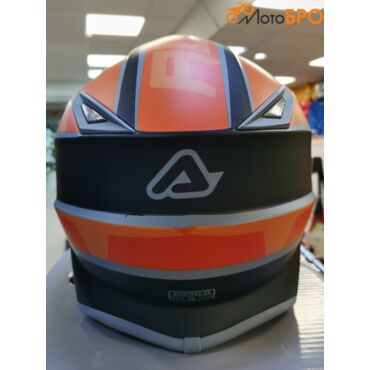 Шлем детский Acerbis IMPACT STEEL JUNIOR Black Orange - миниатюра 2