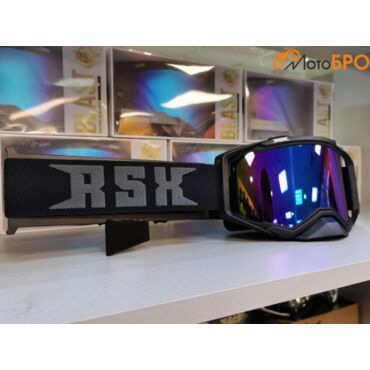 Очки RSX Blast, черные, синяя линза - миниатюра 4
