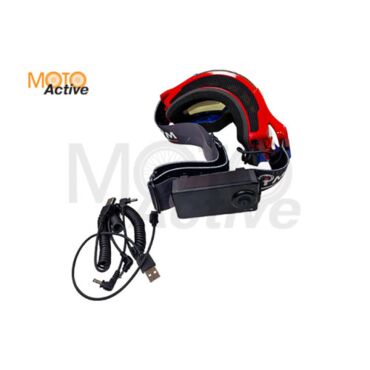 Очки снегоходные с магнитной линзой и подогревом AiM (PRO) 31 107 Accu Heated Red Blue Glossy - миниатюра 1