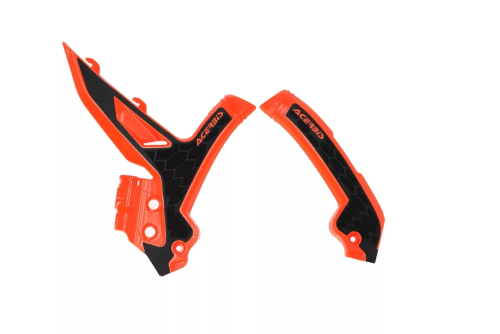 Защита рамы Acerbis 0025245.209 KTM Кросс 2023+ Эндуро 2024+ черно оранжевая - фото 1