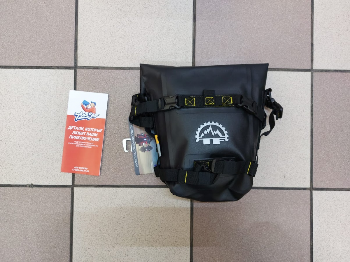Tripfella Tank Saddle bag (Blak) навесная сумка на дуги // TFD 508 BLK - фото 4