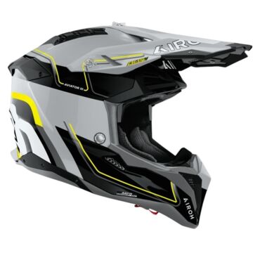 Airoh Мотошлем Aviator 3 Leader Yellow Matt - миниатюра 3