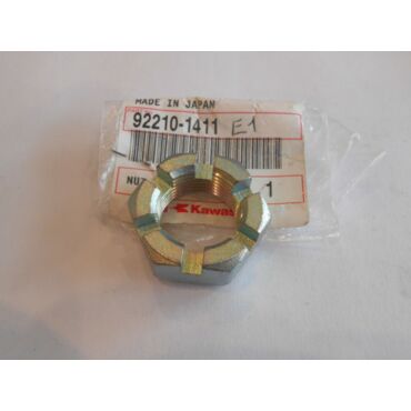 Гайка заднего колеса Kawasaki KLX450 KLX450R KX125 KX250 KX250F KX450F OEM 92210 1411 - миниатюра 1