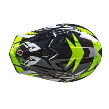AiM Шлем JK803S Yellow Black - миниатюра 5