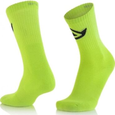 Acerbis Носки высокие COTTON Fluo Yellow - миниатюра 1