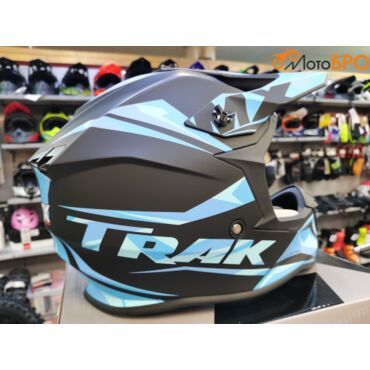 Шлем кроссовый GTX 633 BLACK BLUE - миниатюра 2