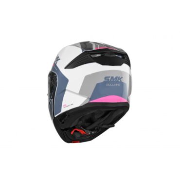 Шлем дорожный SMK GULLWING KRESTO, white grey pink (S, Взрослая  Дорожная) - миниатюра 2