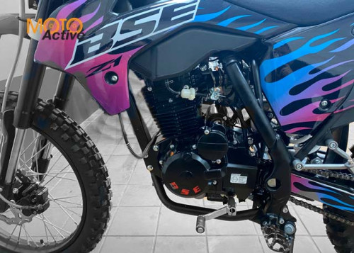 Эндуро / кроссовый мотоцикл BSE Z1 150e 19 16 HotRod Blue - фото 7