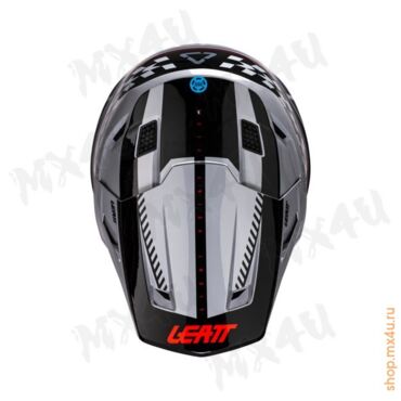 Шлем 8.5 V26 Composite + 5.5 очки Velocity - Серый - миниатюра 2