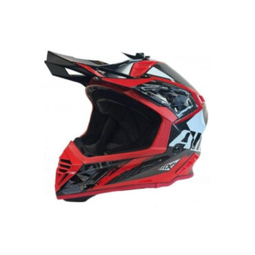 AiM Шлем RH855 Carbon Terrain Black Red - миниатюра 5