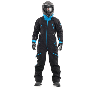 Dragonfly Комбинезон снегоходный Extreme 2.0 MAN Black Scuba Blue - миниатюра 3