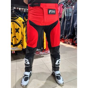 Fasthouse Брюки Grindhouse Pant Red Black - миниатюра 5
