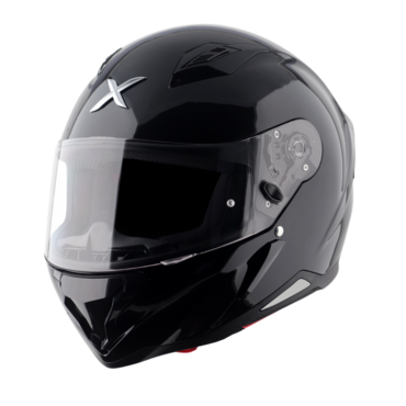 Шлем дорожный AXOR SH 890 HUNTER SOLID, black gloss (L, Взрослая  Дорожная) - миниатюра 5