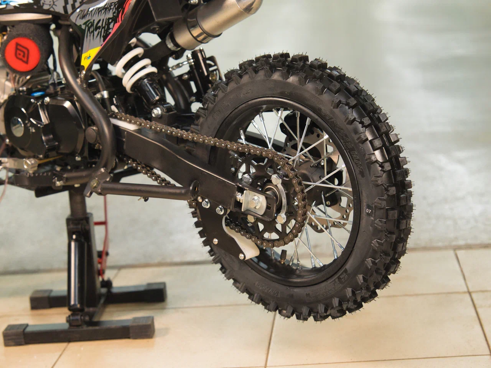 Питбайк FullCrew Power Trasher 125cc 14\12 (п\автомат, электростартер) - фото 5