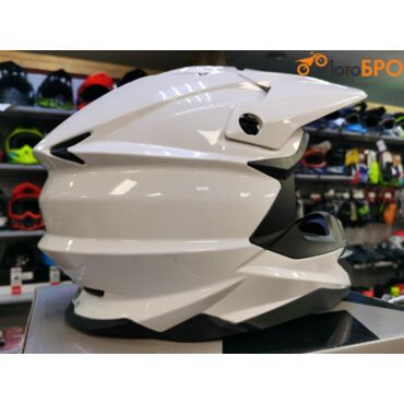 Шлем кроссовый AiM JK803 White Glossy - миниатюра 3