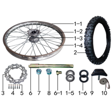 Винт оси передней M16x1.5x23.851.0020 - миниатюра 13