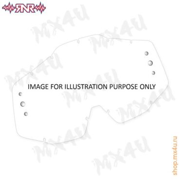 Линза для кроссовых очков Smith Speed Roll off Lens Clear (не оригинал) - миниатюра 1