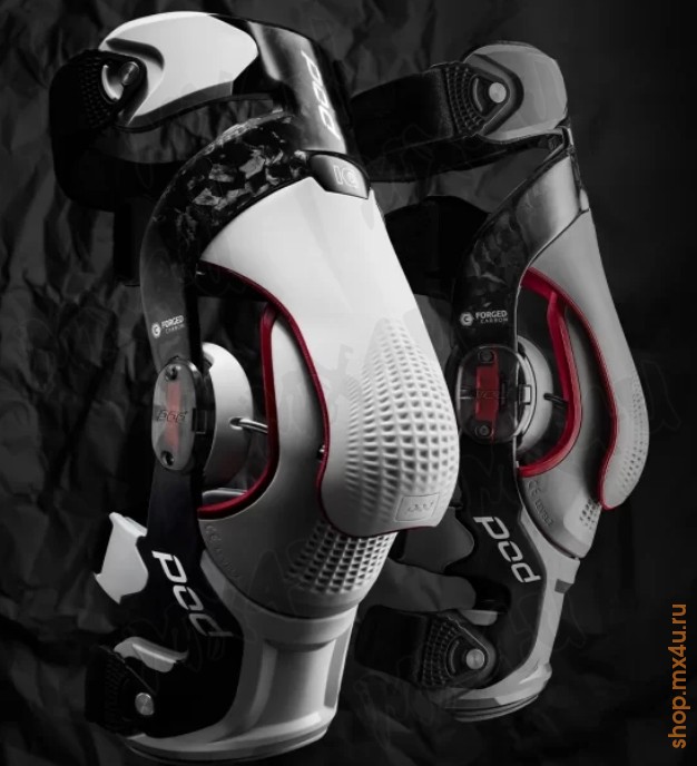 Наколенники Carbon K8 3.0 - карбон белые - фото 8