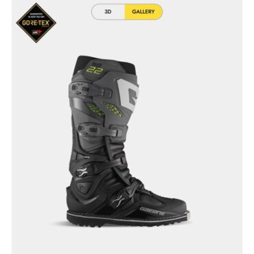 Мотоботы Gaerne SG 22 Gore Tex Enduro, antracite black (41, Взрослая  Кросс эндуро) - миниатюра 2