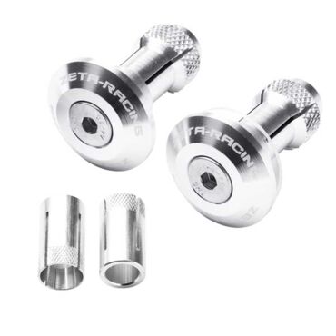 Заглушки в руль ZETA 29mm 2pcs Silver, ZE48 7001 - миниатюра 1