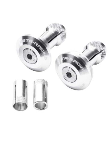 Заглушки в руль ZETA 29mm 2pcs Silver, ZE48 7001
