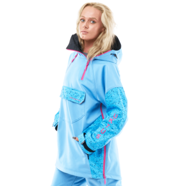 Dragonfly Куртка анорак сноубордическая DF Uktus Woman Blue - Pink - миниатюра 9