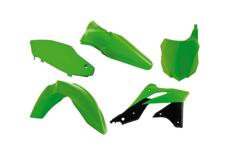 Комплект пластика зелёный Kawasaki KX250F 13 16 - фото 1