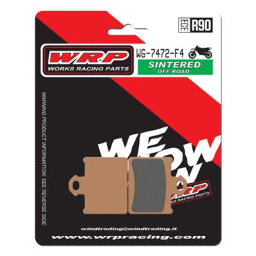 Тормозные колодки WRP WG 7472 F4 (LMP472 OR / FDB2257 / FA602) - миниатюра 1