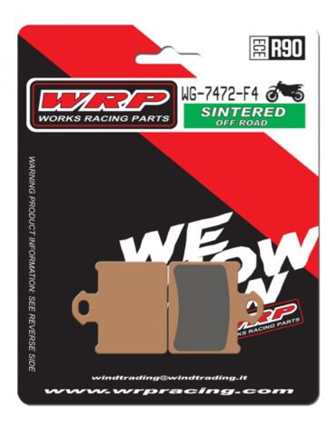 Тормозные колодки WRP WG 7472 F4 (LMP472 OR / FDB2257 / FA602)