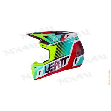 Кроссовый шлем Leatt Moto 8.5 Helmet Kit - Неон - миниатюра 3