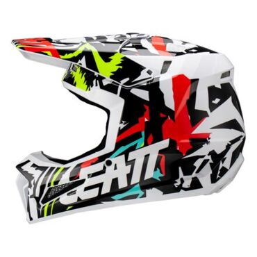 Мотошлем Leatt Moto 3.5 Zebra + очки Velocity 4.5 - миниатюра 2