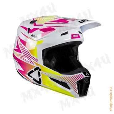 Шлем 3.5 V26 Thermoplastic + 3.5 очки Vizion - Розовый - миниатюра 4